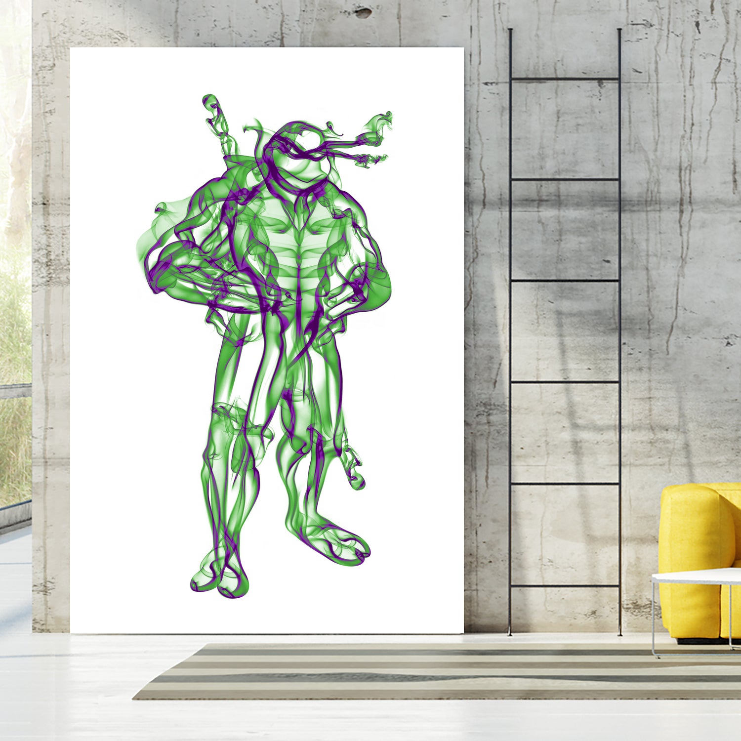 Donatello by Octavian Mihai Mielu on GIANT ART - green digital painting