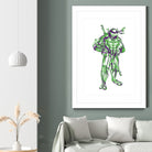 Donatello by Octavian Mihai Mielu on GIANT ART - green digital painting