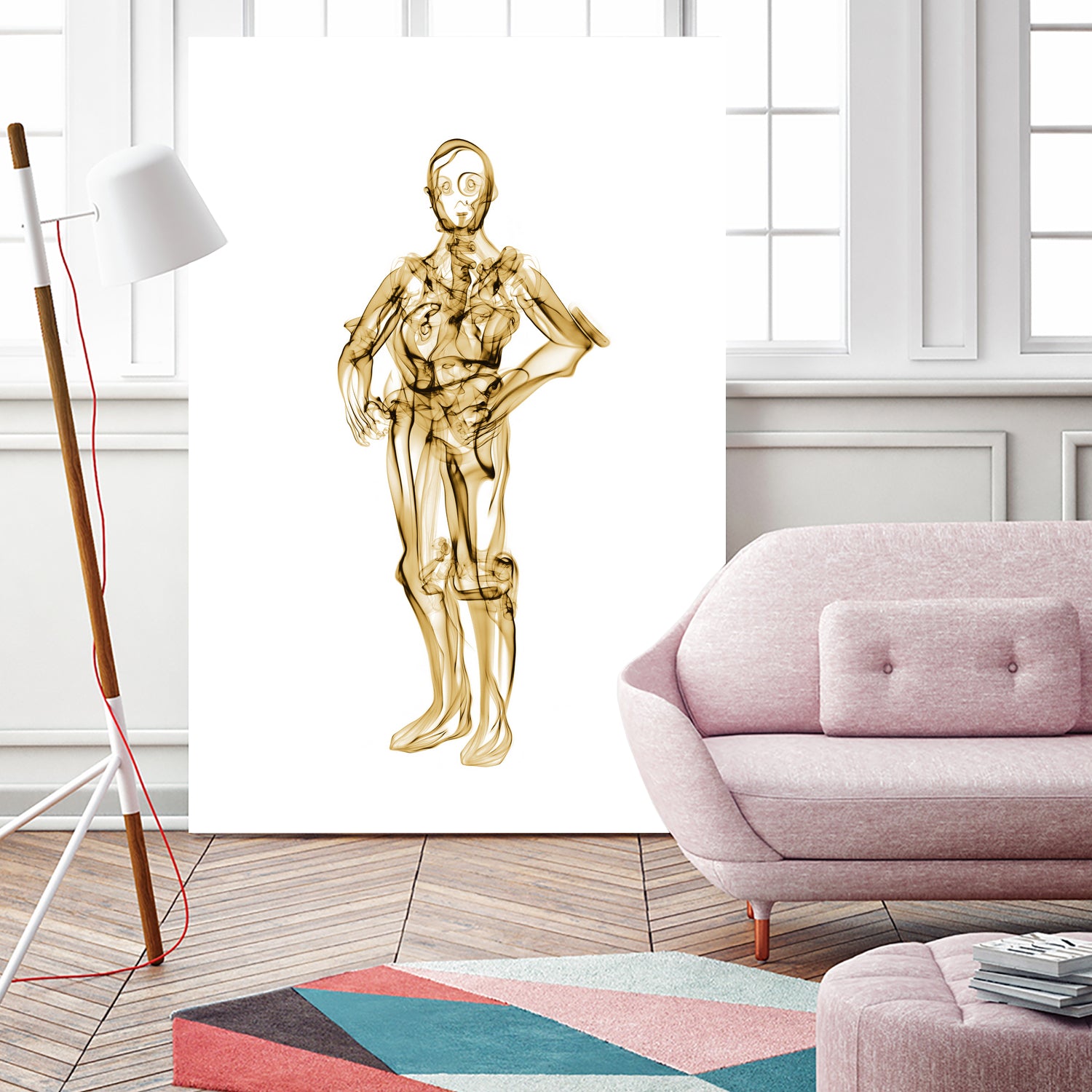 C3PO by Octavian Mihai Mielu on GIANT ART - yellow digital painting