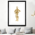 C3PO by Octavian Mihai Mielu on GIANT ART - yellow digital painting