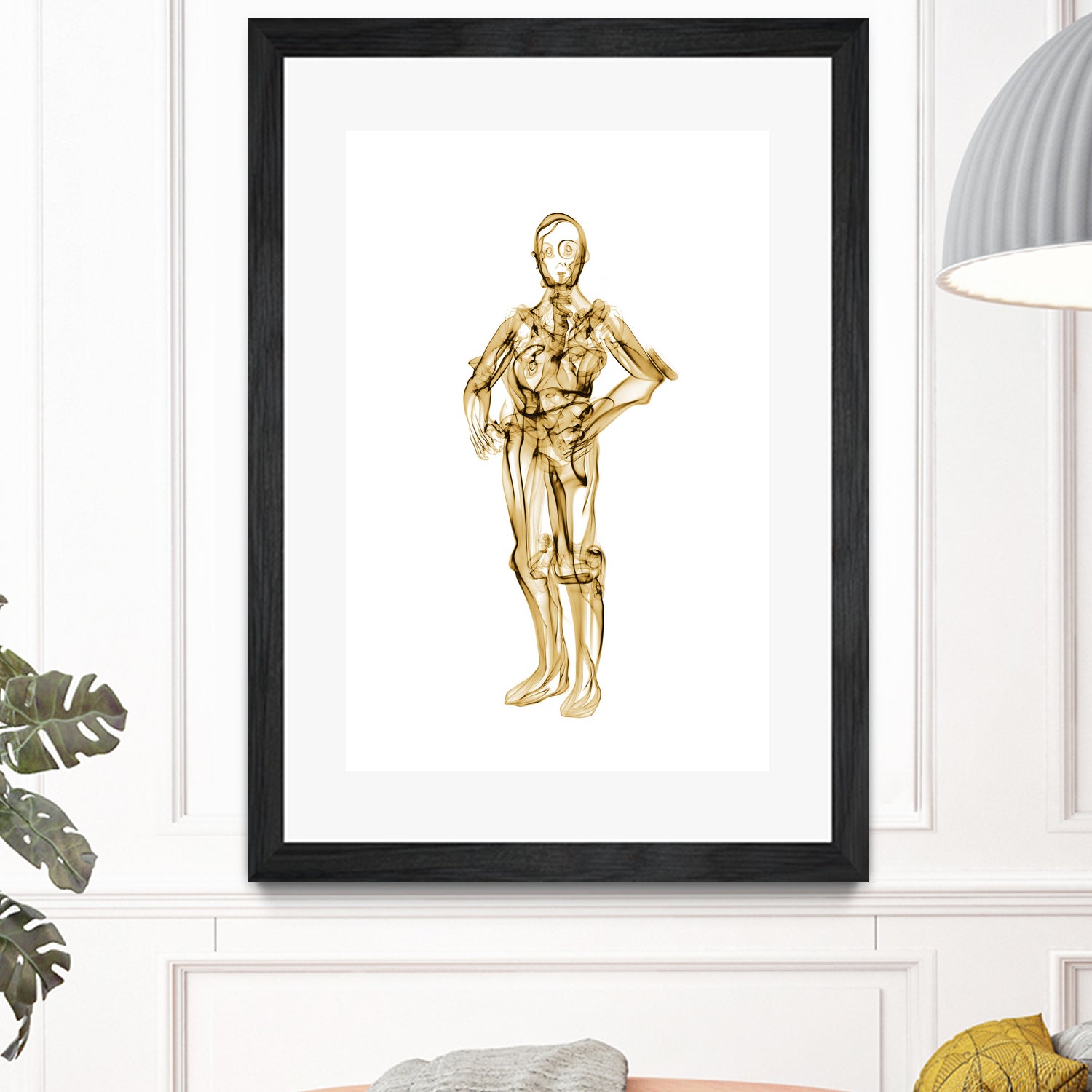 C3PO by Octavian Mihai Mielu on GIANT ART - yellow digital painting