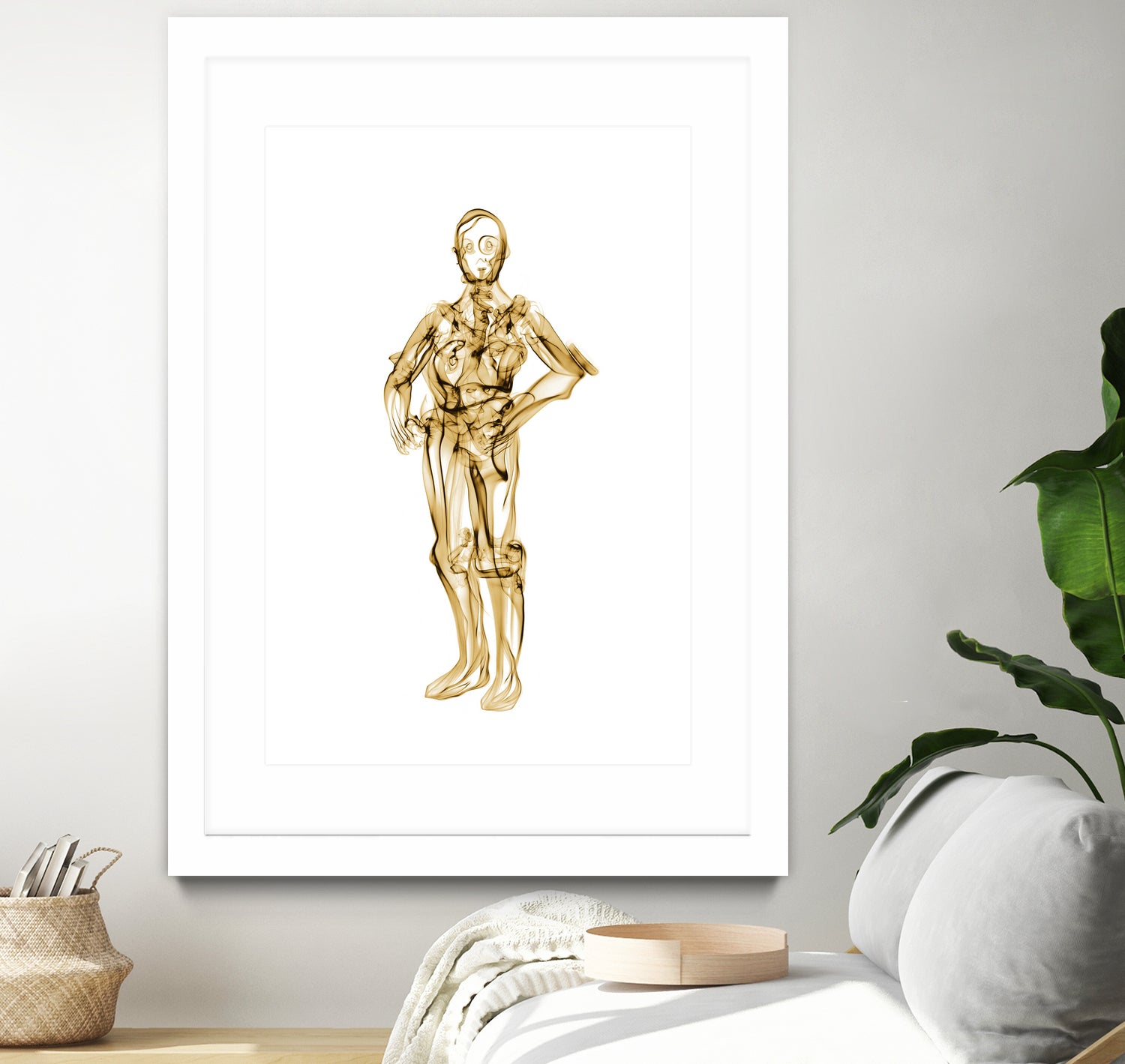 C3PO by Octavian Mihai Mielu on GIANT ART - yellow digital painting