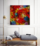 Composition #72 by Patrick Gunderson on GIANT ART - red digital painting