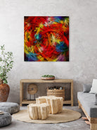 Composition #72 by Patrick Gunderson on GIANT ART - red digital painting