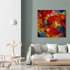 Composition #72 by Patrick Gunderson on GIANT ART - red digital painting