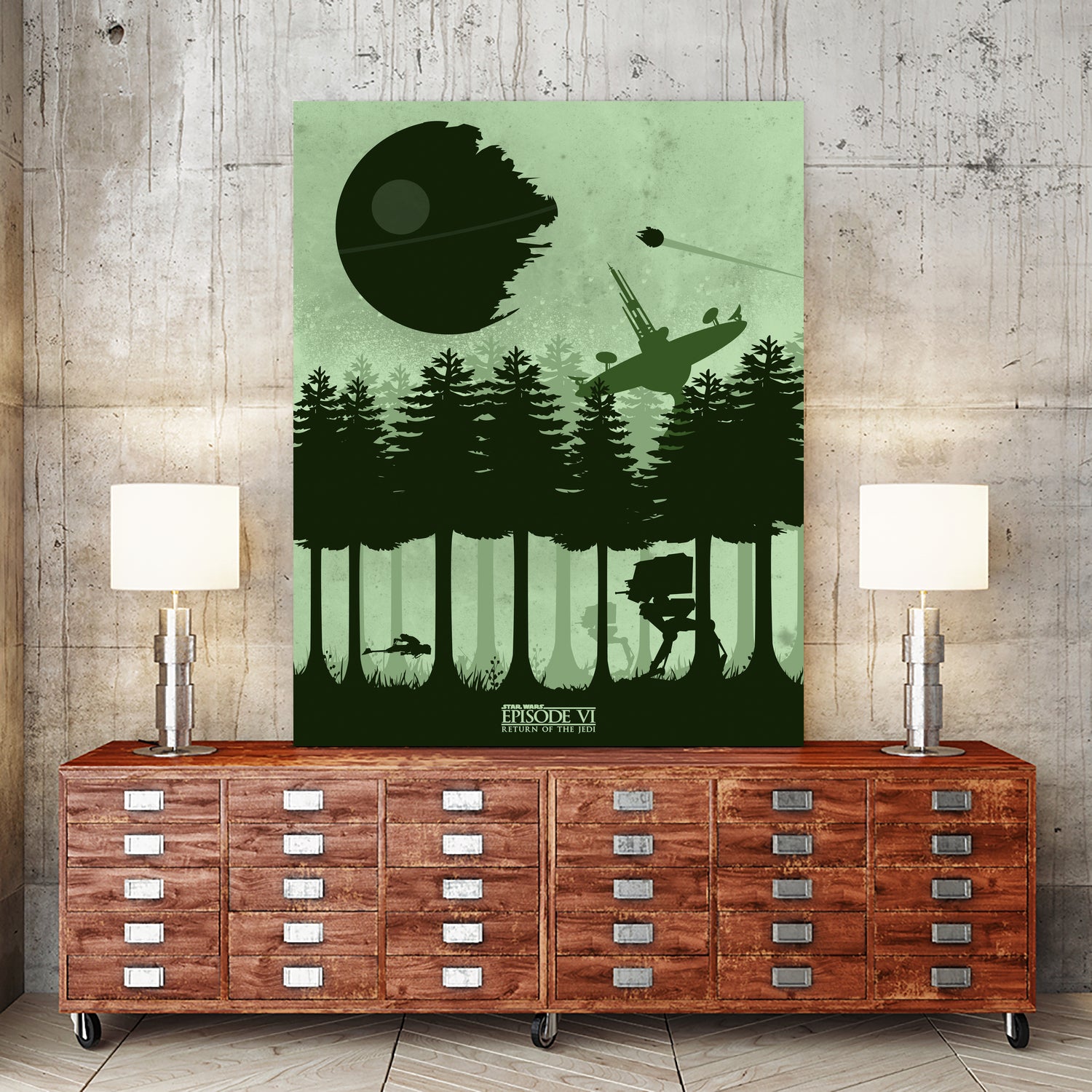 Return of the Jedi by Mateus Quandt on GIANT ART - green digital drawing