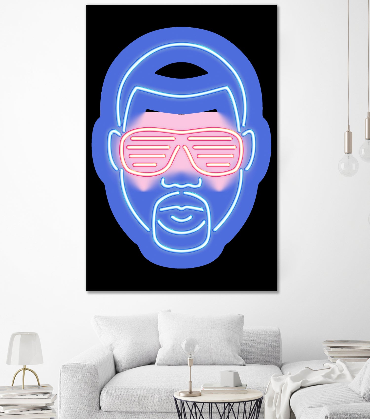 Kanye West by Octavian Mihai Mielu on GIANT ART - blue character design