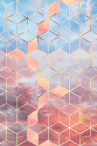 Magic Sky Cubes by Elisabeth Fredriksson on GIANT ART - yellow digital painting