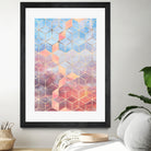 Magic Sky Cubes by Elisabeth Fredriksson on GIANT ART - yellow digital painting