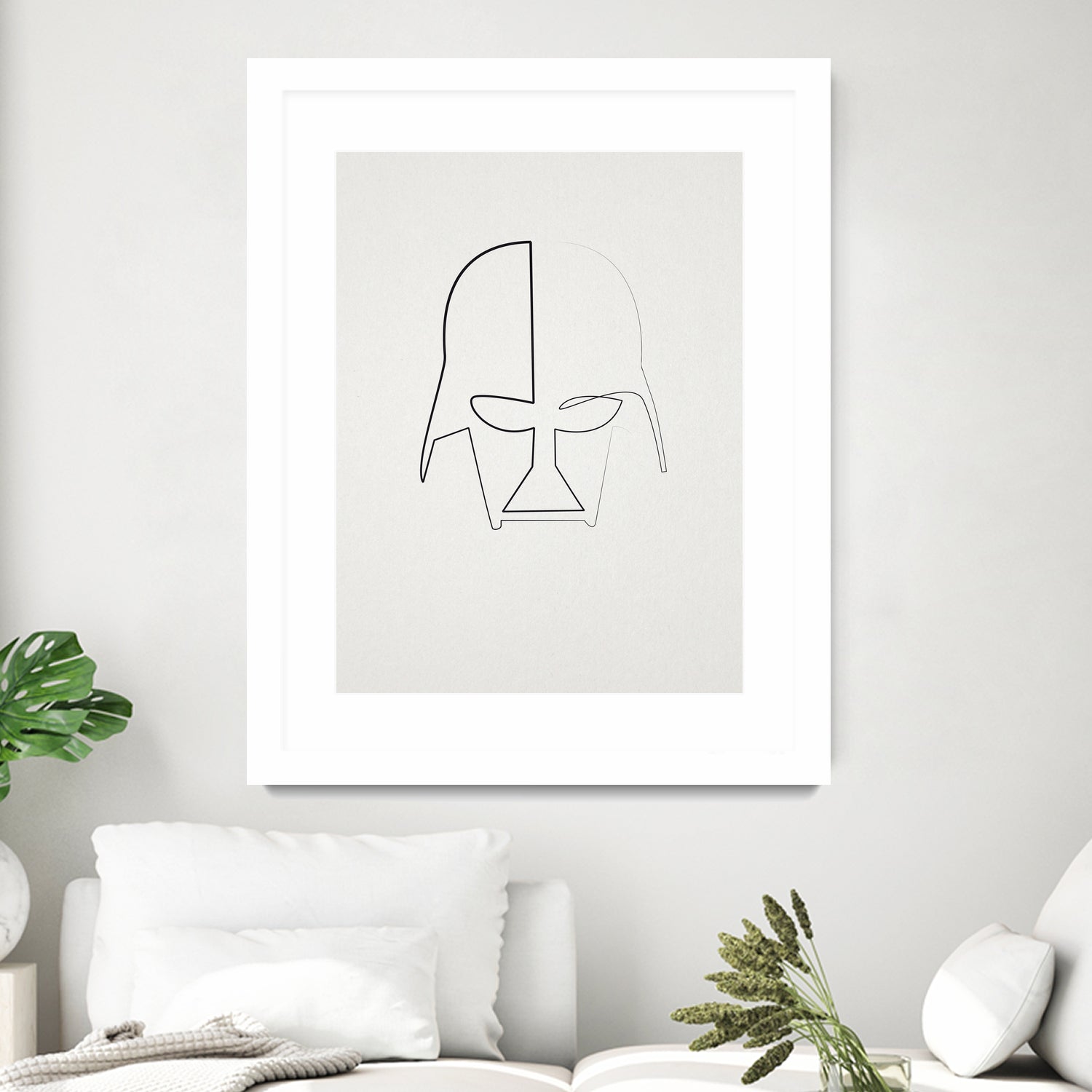 One Line Vader by Christophe Louis on GIANT ART - character design