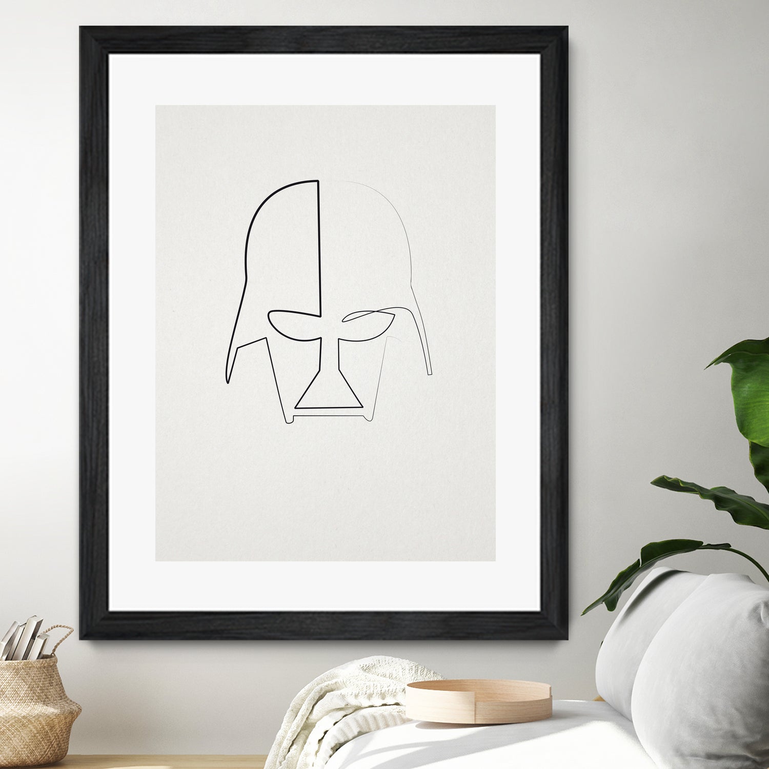 One Line Vader by Christophe Louis on GIANT ART - character design