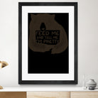 Feed Me And Tell I'm Pretty by Tobias Fonseca on GIANT ART - brown photo illustration