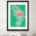 FLAMINGO: THE PINK BEAUTY by Rebecca Allen on GIANT ART - pink digital painting