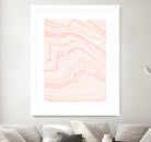 Blush Marble by Rebecca Allen on GIANT ART - pink mixed media