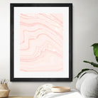 Blush Marble by Rebecca Allen on GIANT ART - pink mixed media