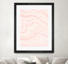 Blush Marble by Rebecca Allen on GIANT ART - pink mixed media