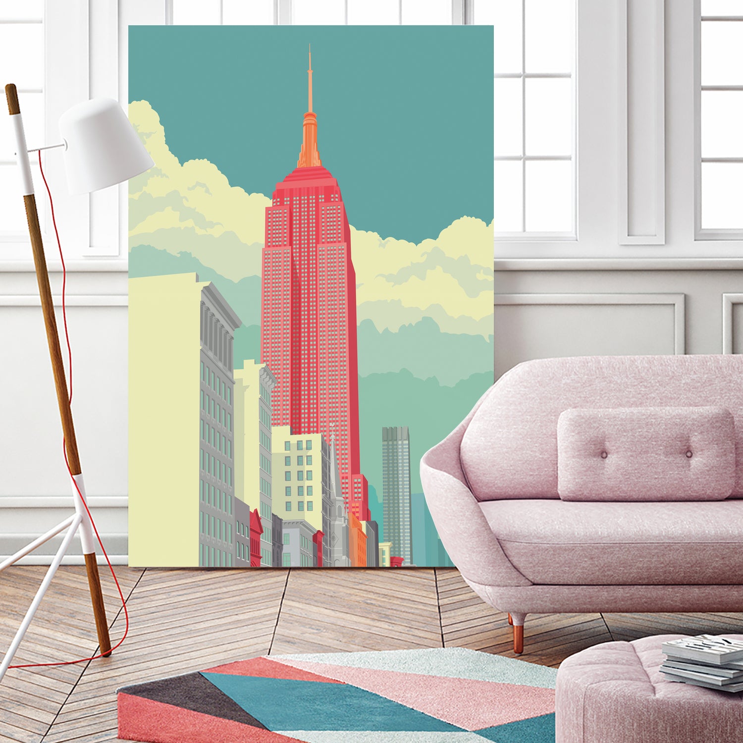 5th Avenue by Remko Heemskerk on GIANT ART - vector illustration