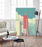 5th Avenue by Remko Heemskerk on GIANT ART - vector illustration