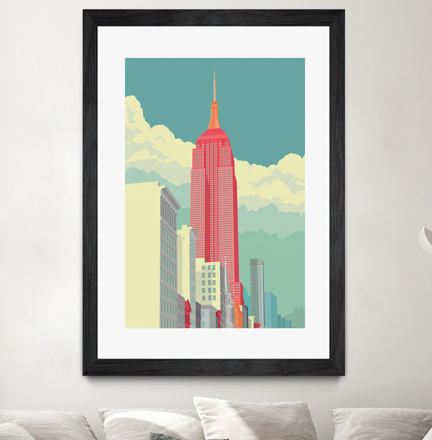 5th Avenue by Remko Heemskerk on GIANT ART - vector illustration