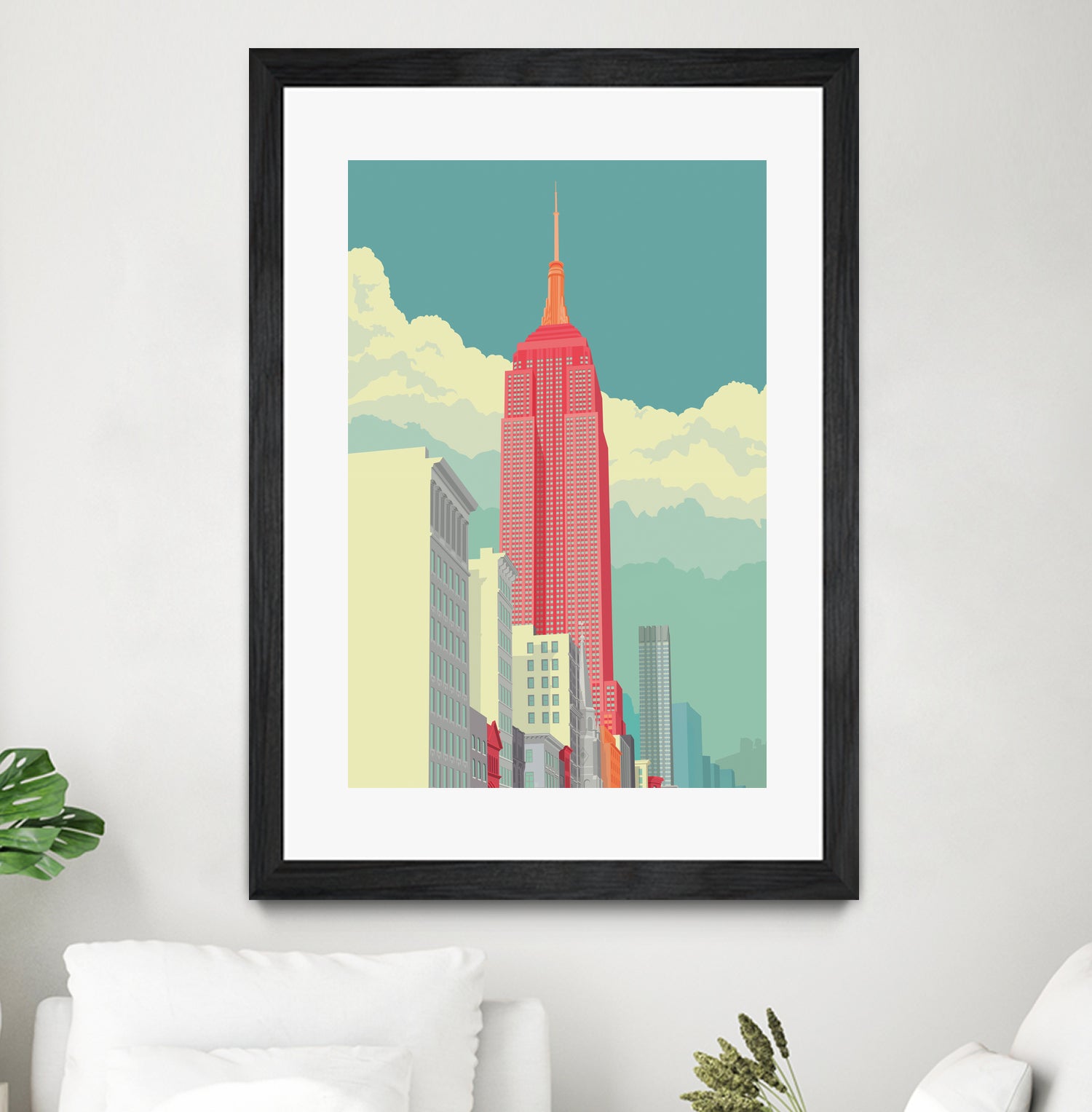 5th Avenue by Remko Heemskerk on GIANT ART - vector illustration