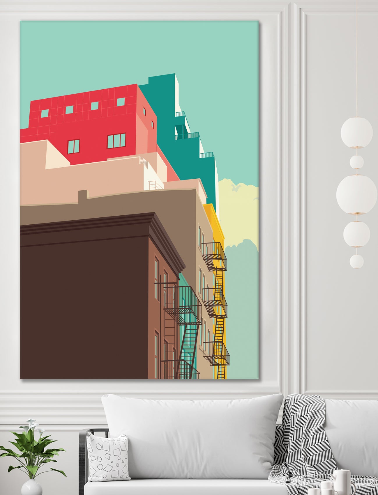 Lower East Side by Remko Heemskerk on GIANT ART - vector illustration