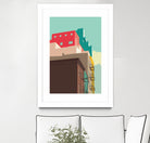 Lower East Side by Remko Heemskerk on GIANT ART - vector illustration