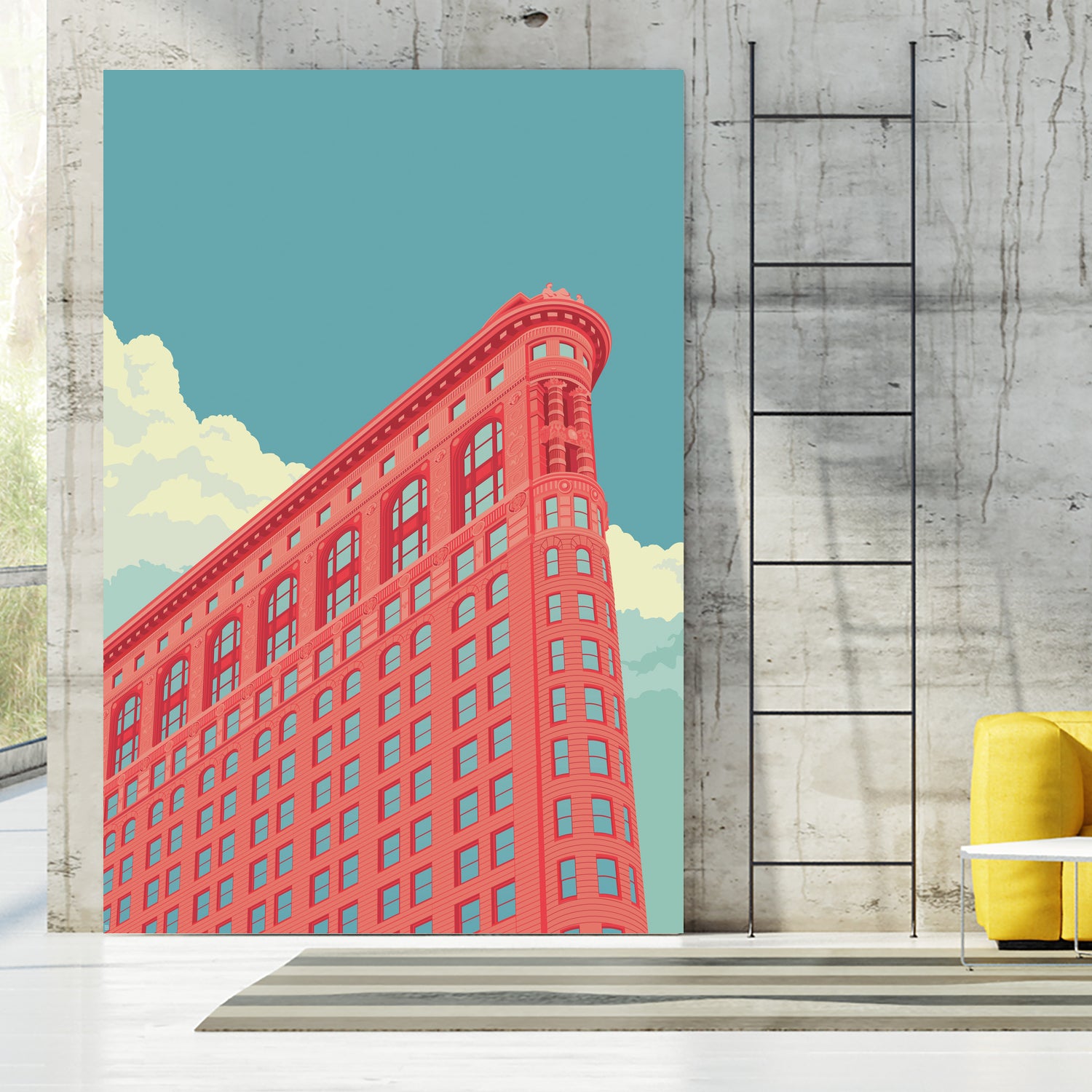 Flatiron Building 2 by Remko Heemskerk on GIANT ART - vector illustration