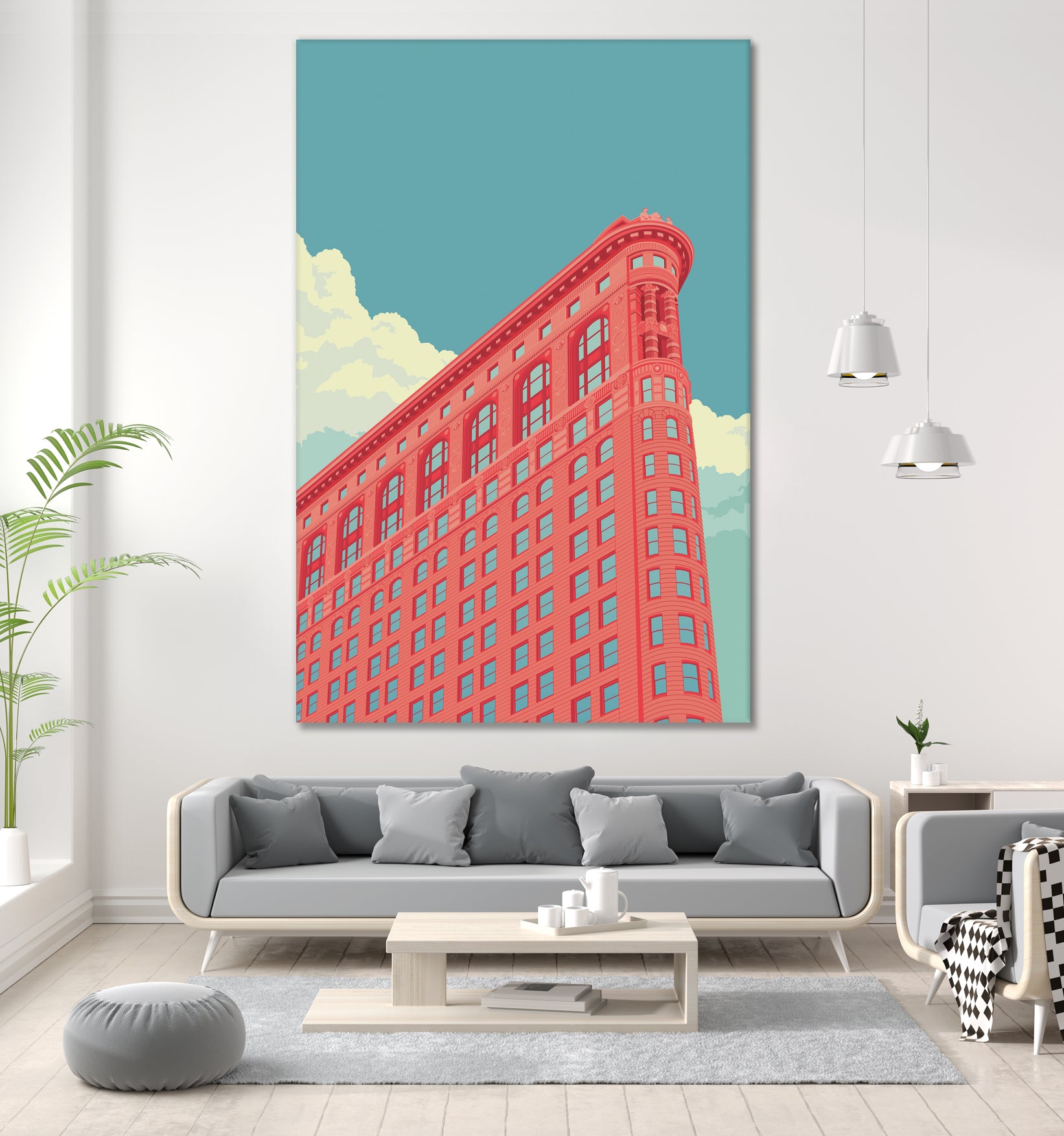 Flatiron Building 2 by Remko Heemskerk on GIANT ART - vector illustration