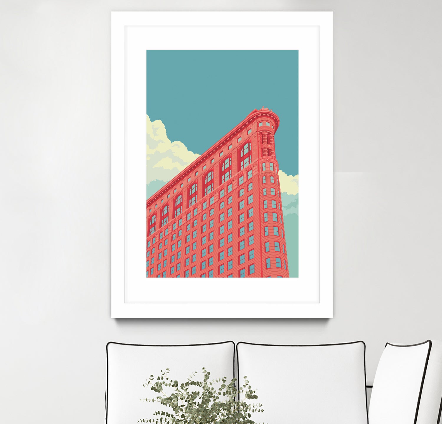 Flatiron Building 2 by Remko Heemskerk on GIANT ART - vector illustration