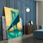 Manhattan Bridge by Remko Heemskerk on GIANT ART - vector illustration