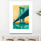 Manhattan Bridge by Remko Heemskerk on GIANT ART - vector illustration