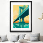 Manhattan Bridge by Remko Heemskerk on GIANT ART - vector illustration