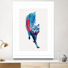 Lupus lupus by Robert Farkas on GIANT ART - blue digital painting