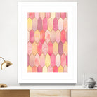 Stained Glass 1 by Elisabeth Fredriksson on GIANT ART - pink digital painting