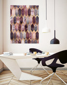 Dreamy Stained Glass 1 by Elisabeth Fredriksson on GIANT ART - fuchsia digital painting