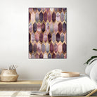 Dreamy Stained Glass 1 by Elisabeth Fredriksson on GIANT ART - fuchsia digital painting