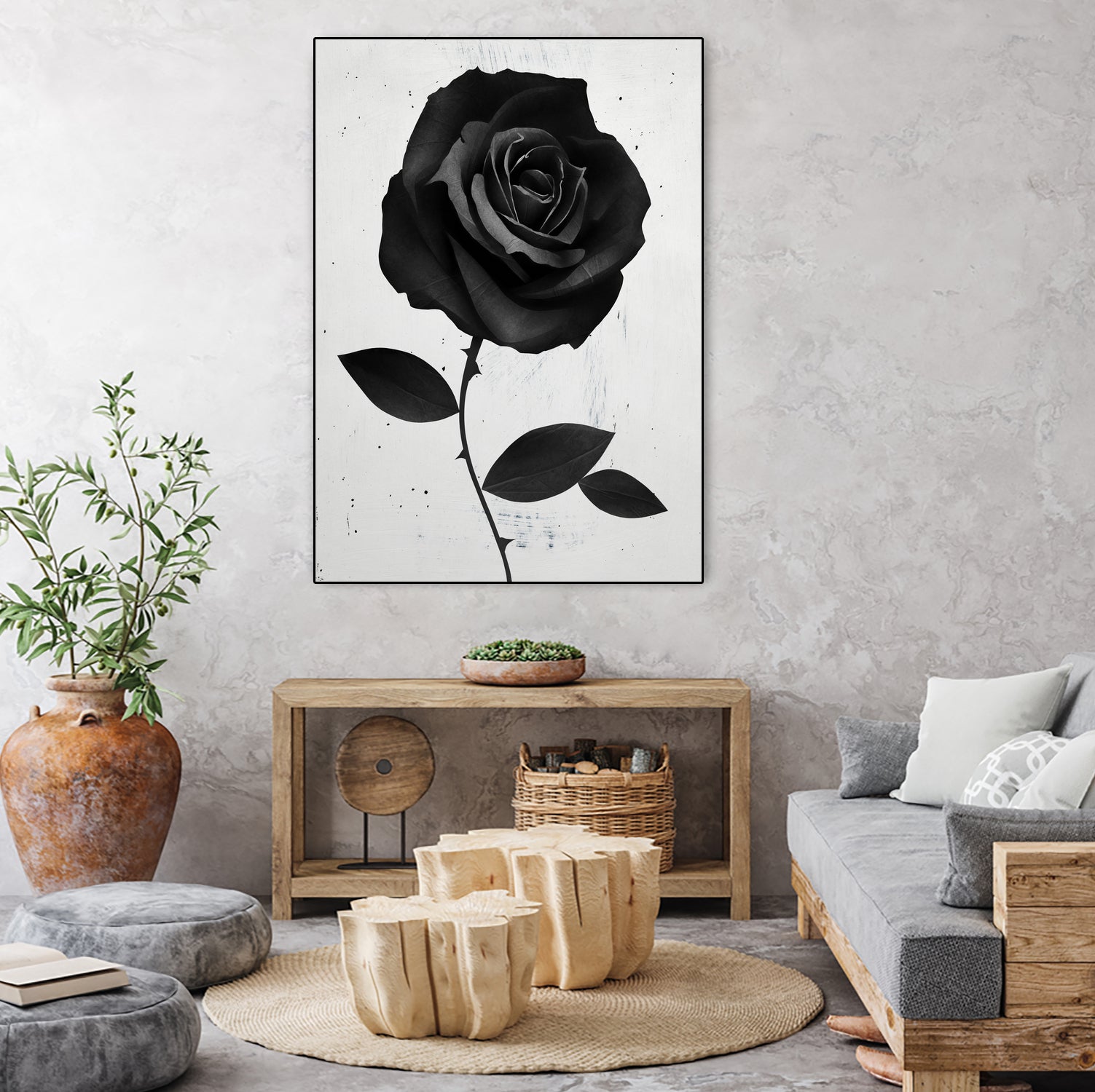 Fabric Rose by Ruben Ireland on GIANT ART - digital painting