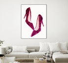 Dancing Shoes by Sara Eshak on GIANT ART - pink photo illustration