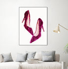 Dancing Shoes by Sara Eshak on GIANT ART - pink photo illustration