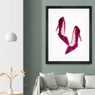 Dancing Shoes by Sara Eshak on GIANT ART - pink photo illustration