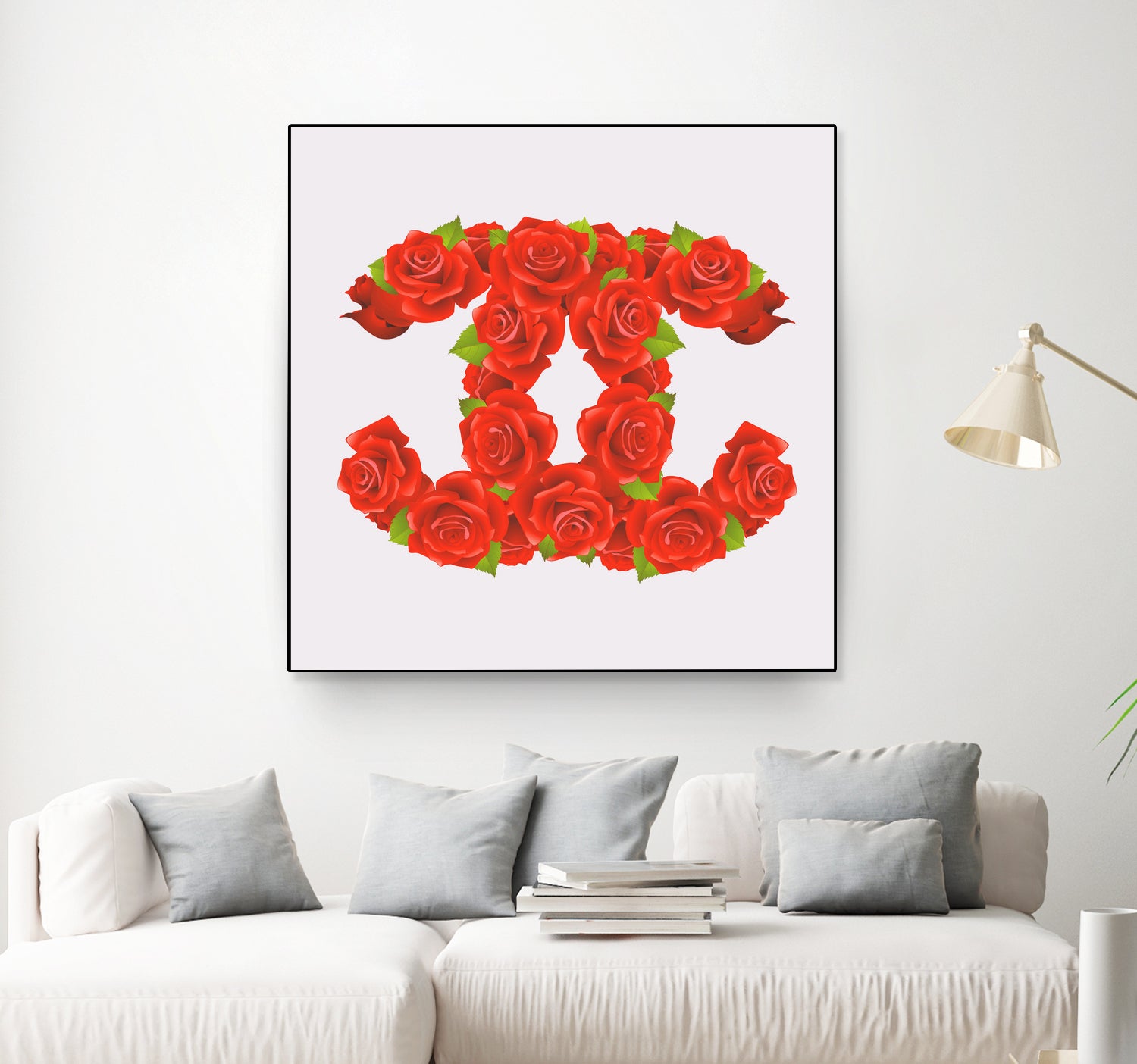 Red Roses by Sara Eshak on GIANT ART - red 3d art