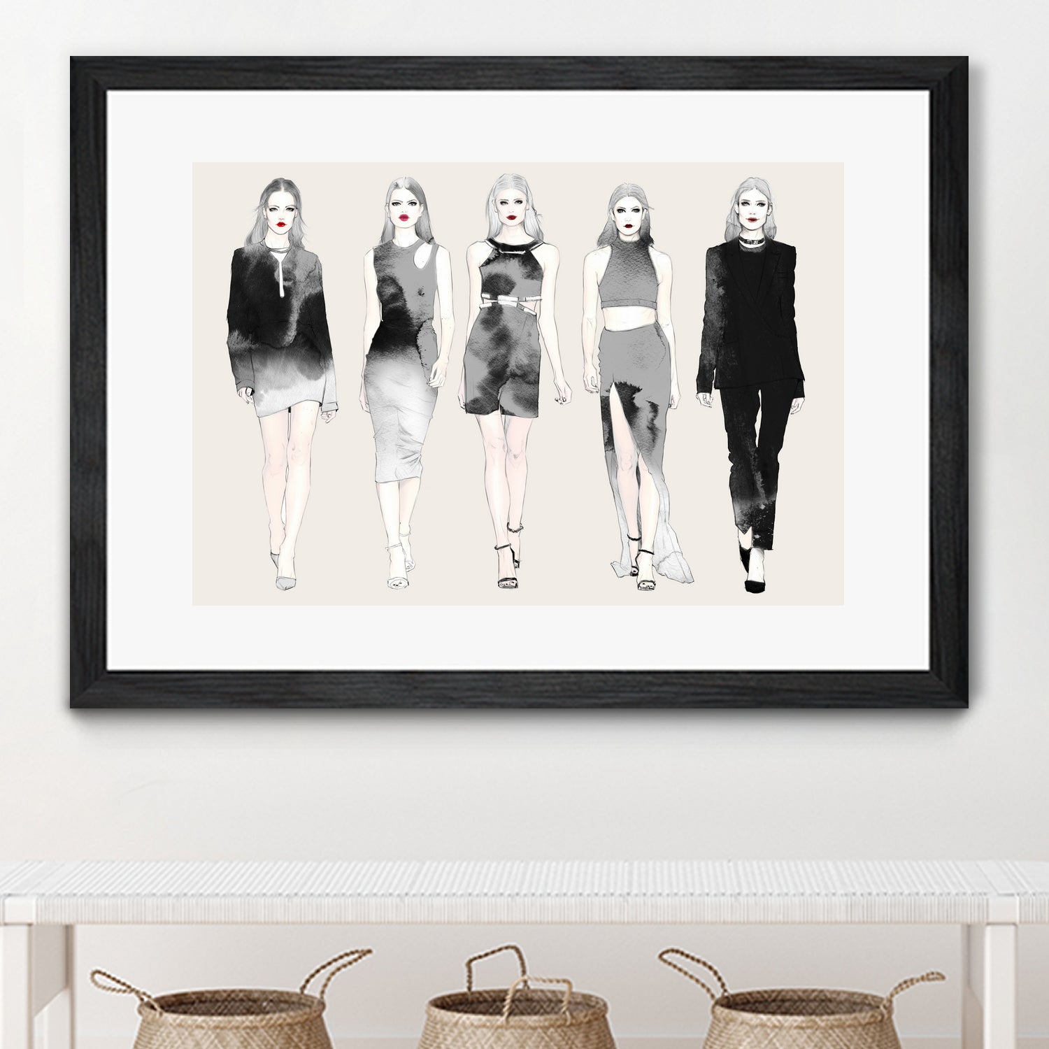 On Wednesdays We Wear Black by Sara Eshak on GIANT ART - black photo illustration