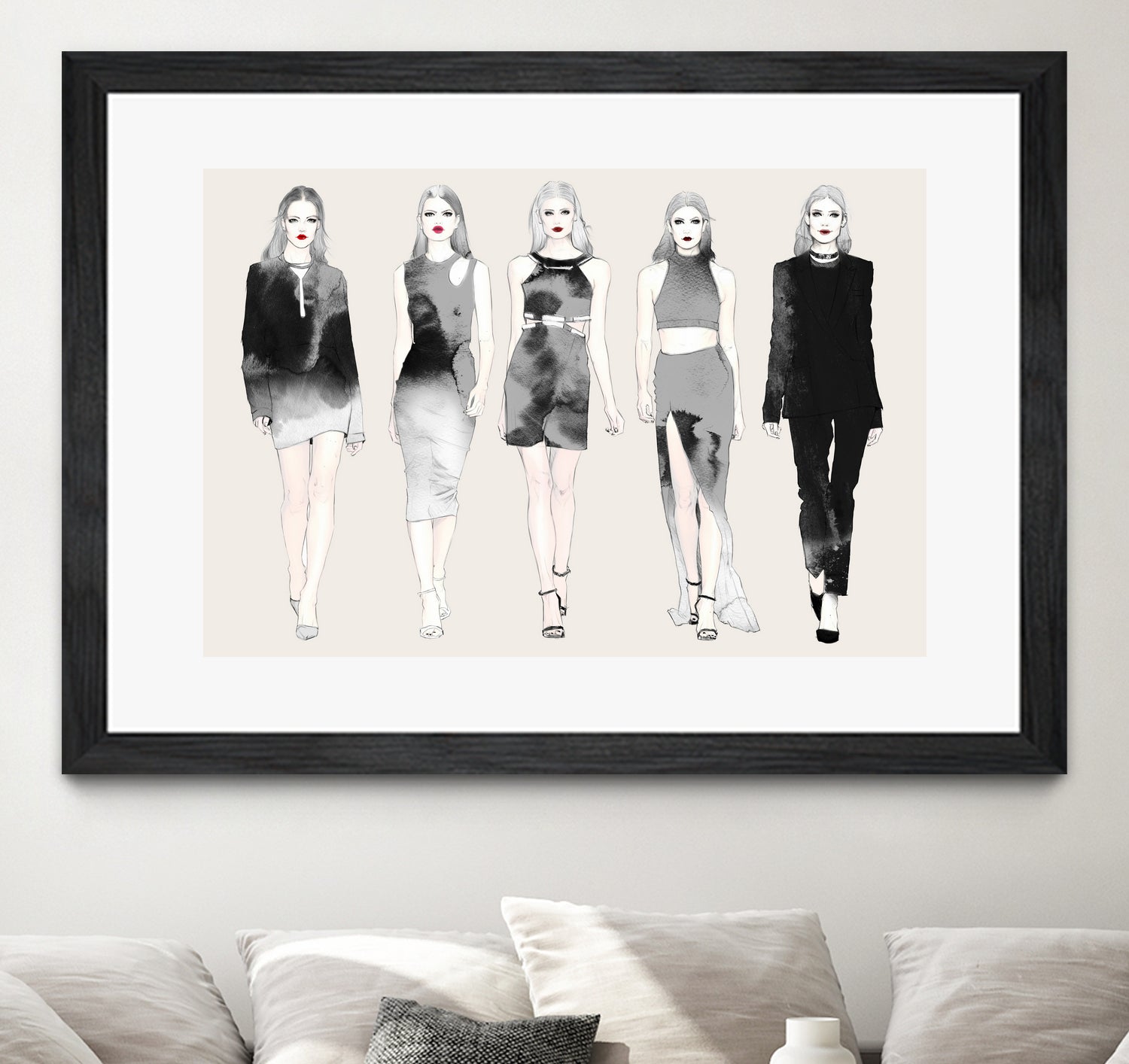 On Wednesdays We Wear Black by Sara Eshak on GIANT ART - black photo illustration