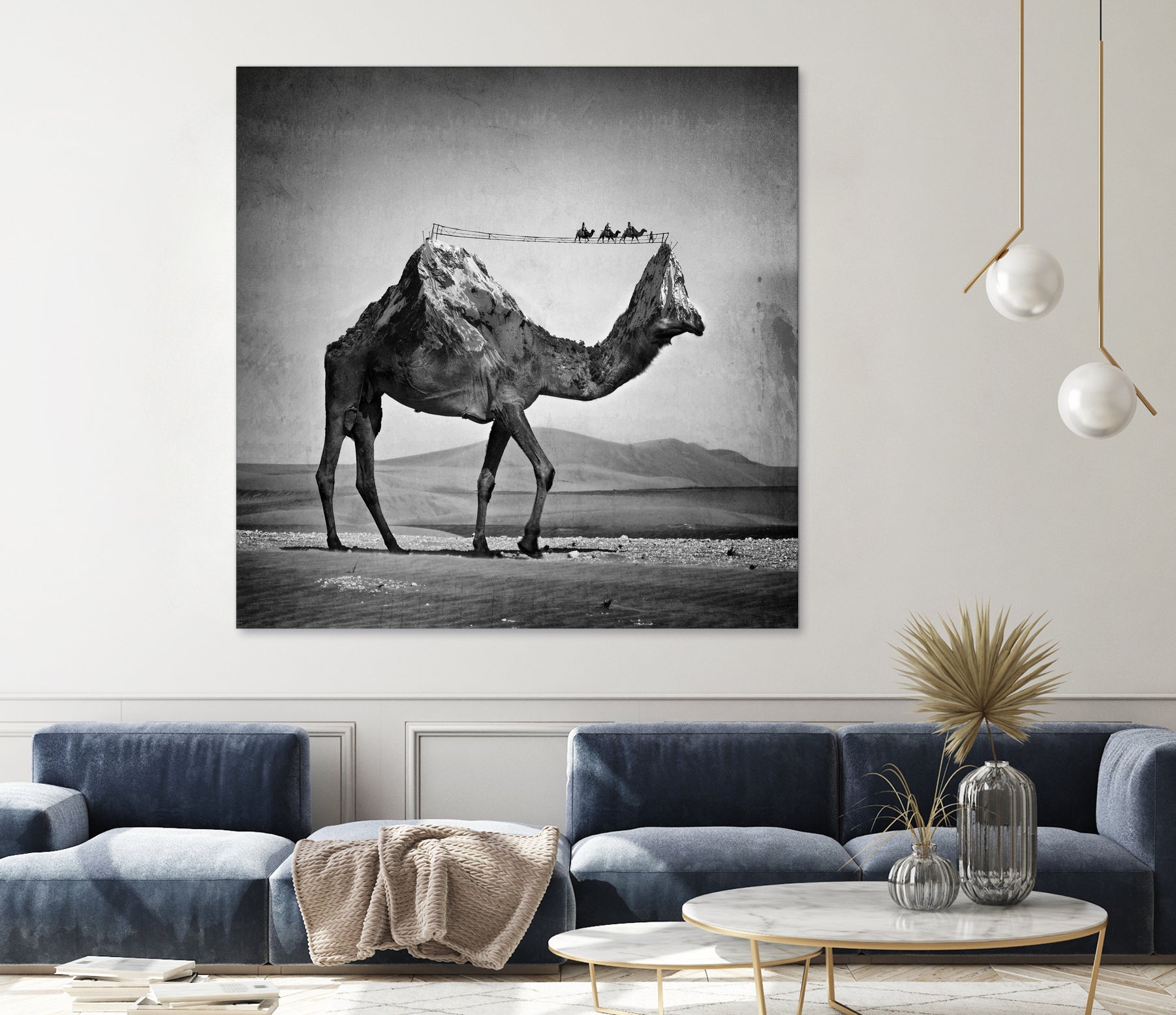 Camel Back by Sarah DeRemer on GIANT ART - gray photo manipulation