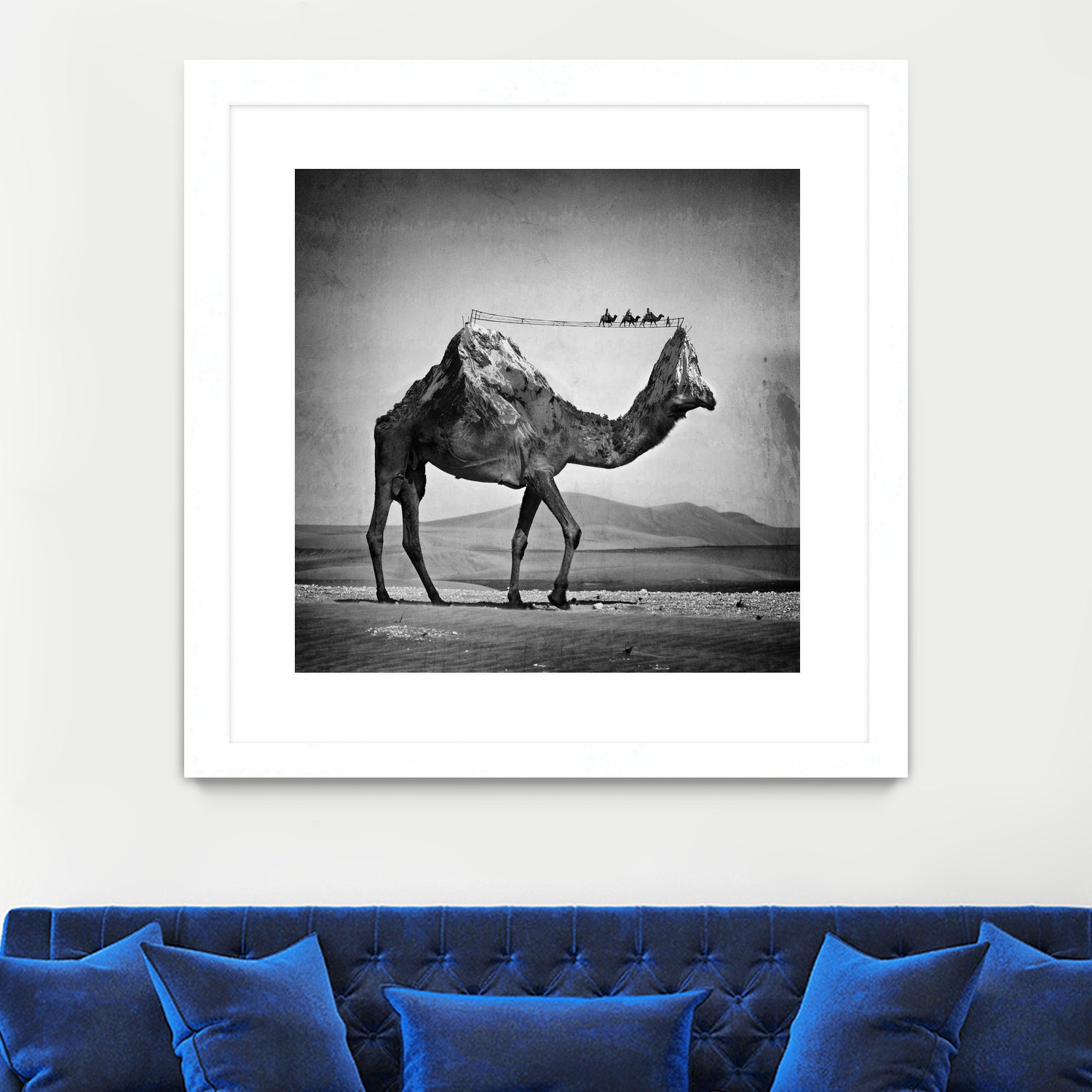 Camel Back by Sarah DeRemer on GIANT ART - gray photo manipulation