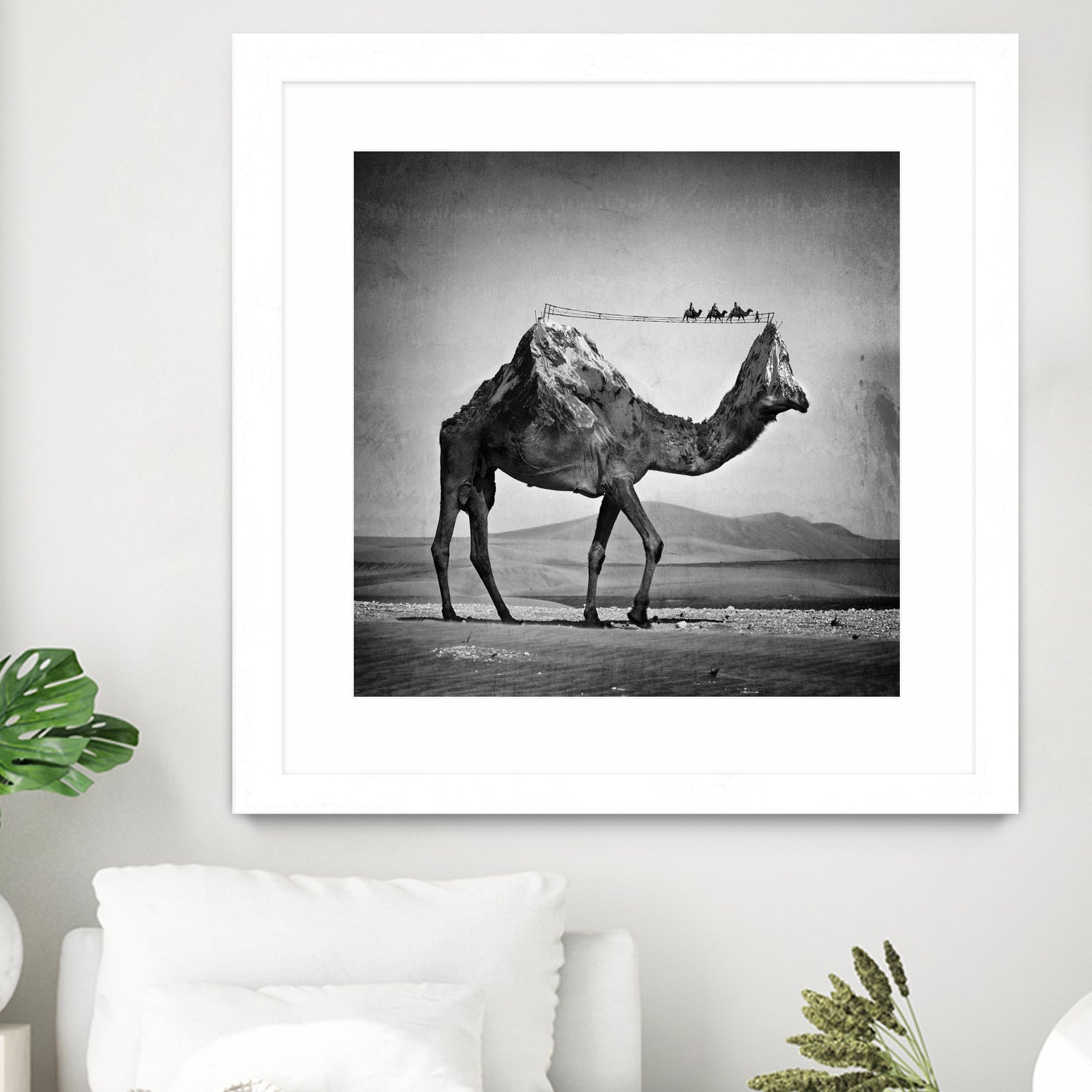 Camel Back by Sarah DeRemer on GIANT ART - gray photo manipulation