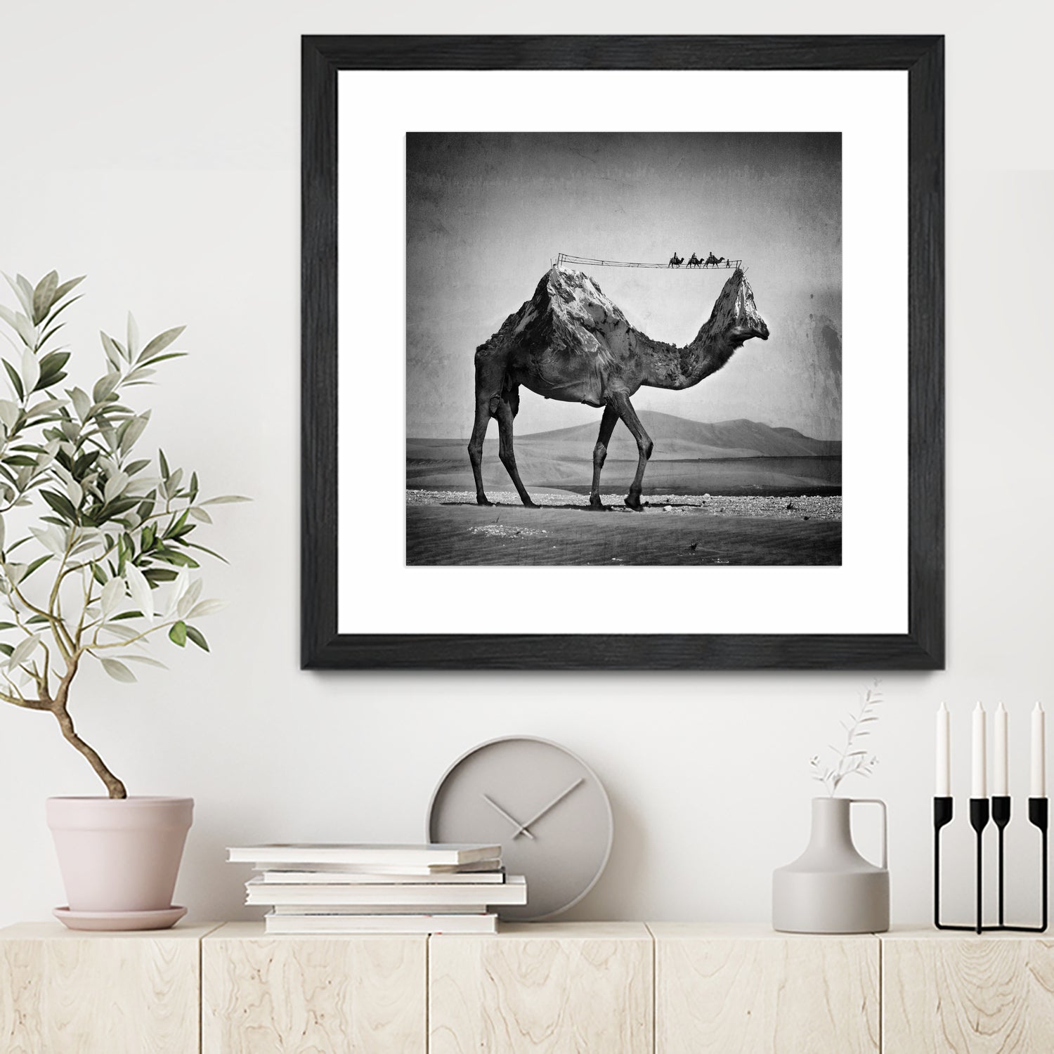 Camel Back by Sarah DeRemer on GIANT ART - gray photo manipulation