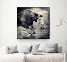 Care Bear by Sarolta Ban on GIANT ART - gray photo manipulation