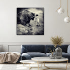 Care Bear by Sarolta Ban on GIANT ART - gray photo manipulation