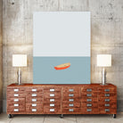 OCEAN SV�MMERE No.01 by Swen Swensøn on GIANT ART - blue digital painting